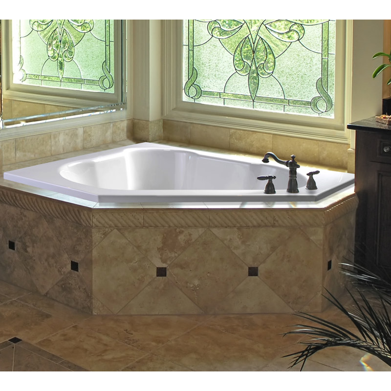 Clarke Products Eureka II 60" x 60" Drop in/Corner Soaking Bathtub